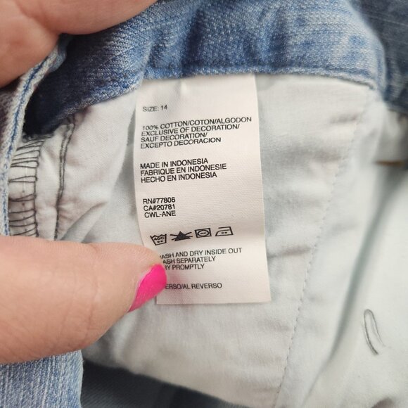 Tommy Jeans Womens 14 Y2K Curvy Trouser Flare Flap Pockets Cotton Denim (36x30) - Picture 8 of 13